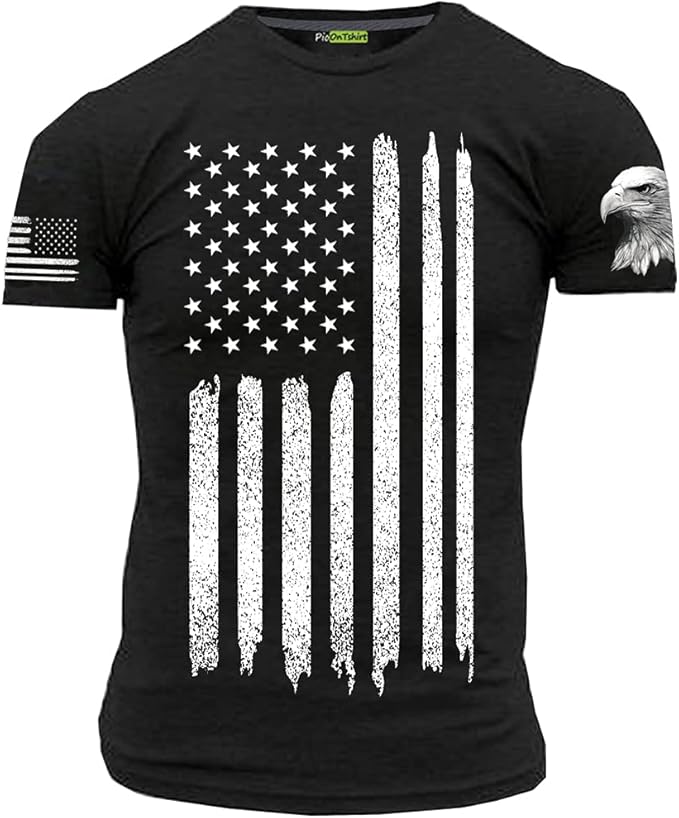 American Flag - Eagle Men's Patriotic Shirts