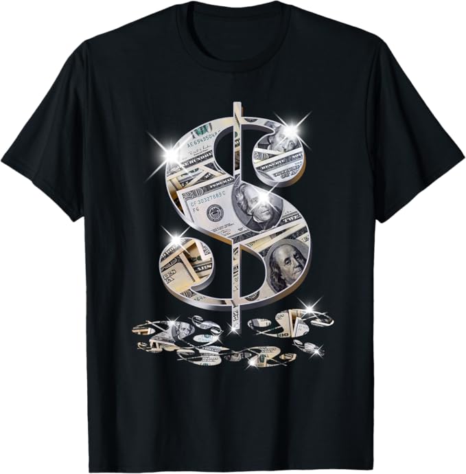 Dollar Bill - Dollar Sign $ T-Shirt