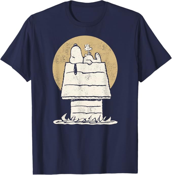 Peanuts - Snoopy Woodstock Doghouse T-Shirt