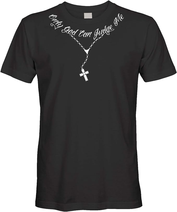 Only God Can Judge Me - Tattoo Necklace T-shirt