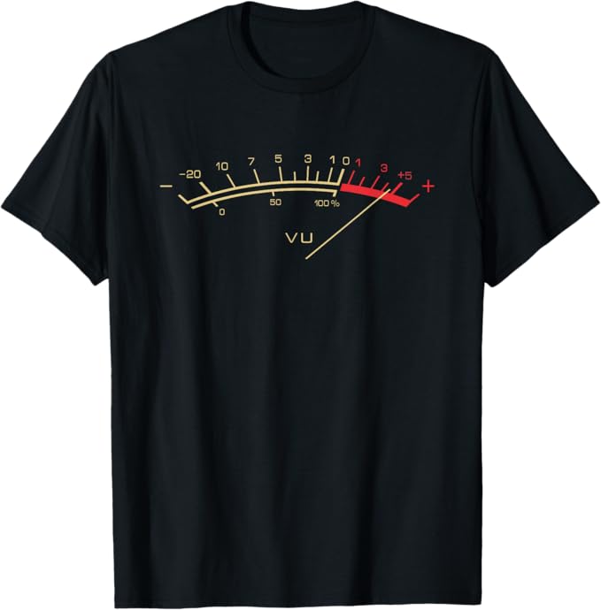 Retro VU Meter - Hi-Fi Vintage Stereo Music Lover