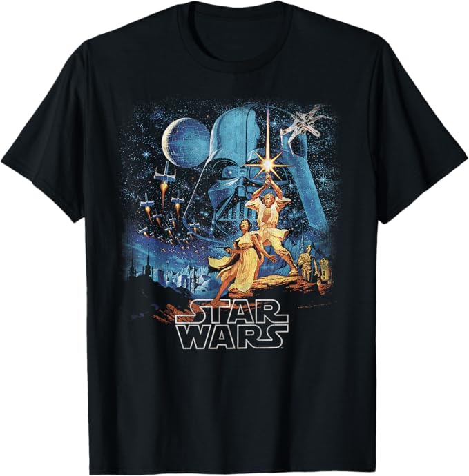 Disney Star Wars - A New Hope Faded Vintage T Shirt