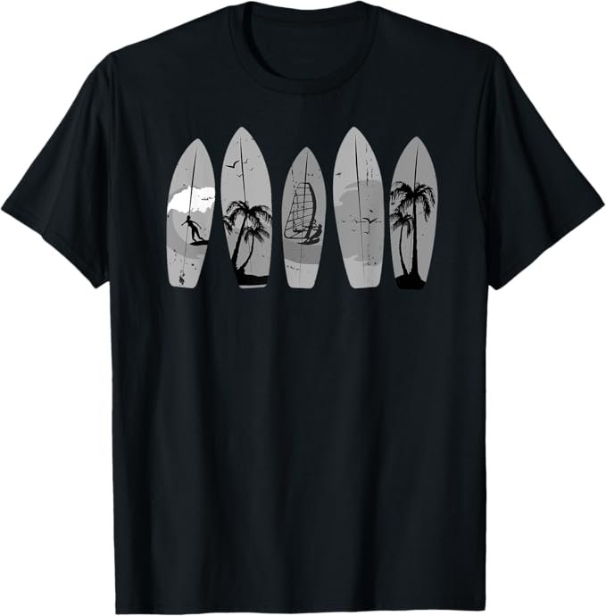Surfboard Vintage Classic Retro T-Shirt