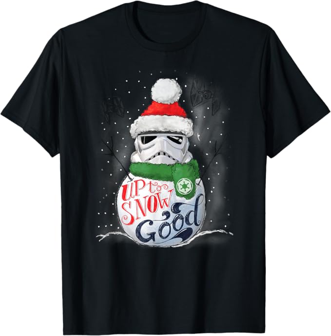 Star Wars Stormtrooper Up to Snow Good Funny Holiday T-Shirt