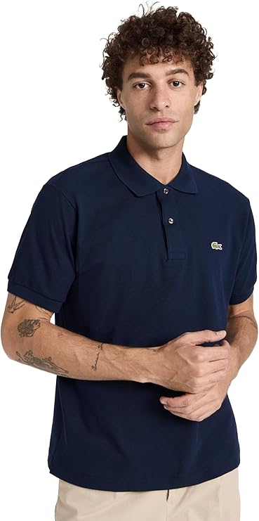 Lacoste - Short Sleeved Ribbed Collar Shirt